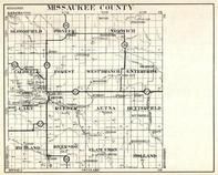 Missaukee County, Bloomfield, Pioneer, Norwich, Caldwell, Forest, West Branch, Enterprise, Reeder, Aetna, Michigan State Atlas 1930c